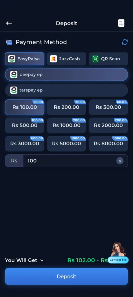 56Jeet Game deposit picture