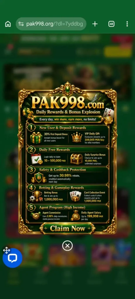 PAK998 Game bonus image
