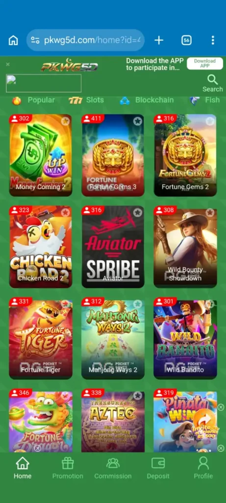 PKWG5D Game home image